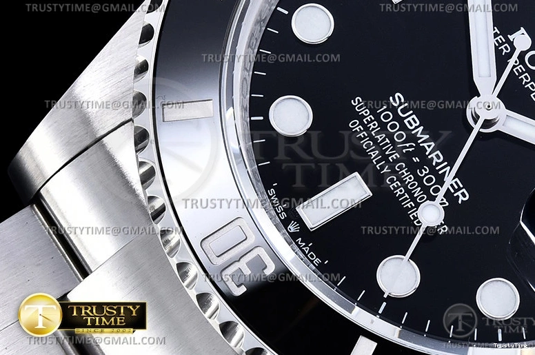 0808 WaterResistant ROLSUB0343A – Submariner 126610LN 41mm 904L SS SS Blk VSF A 1041